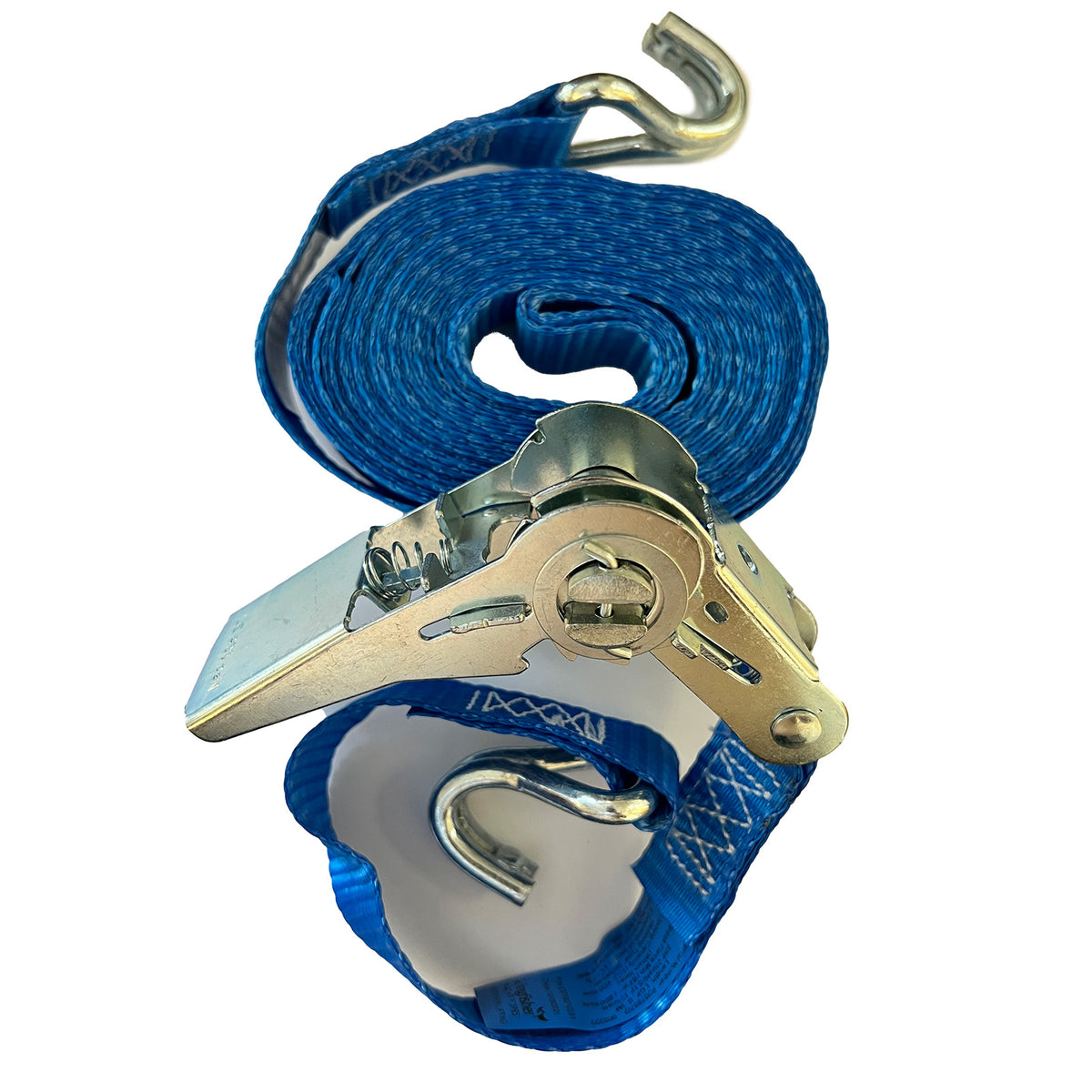 Front Load Strap Ratchet Strap / Load Strap with Claws - 25mm / 6m - 400kg lashing capa ...