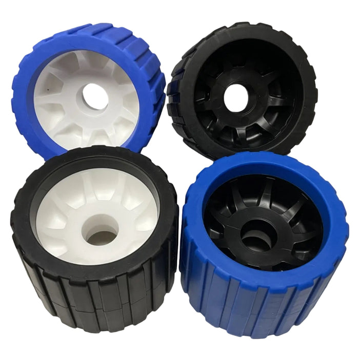 Boat Trailer Wobble Rollers - Non Marking - 22mm bore