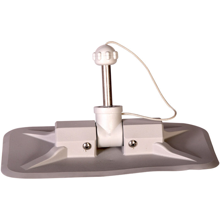 PVC Oar Lock Rowlock with 'T' type Pin, Hinge Bar and Oar Retainer for Plastimo, Wetline, Waveline, Honwave, XM